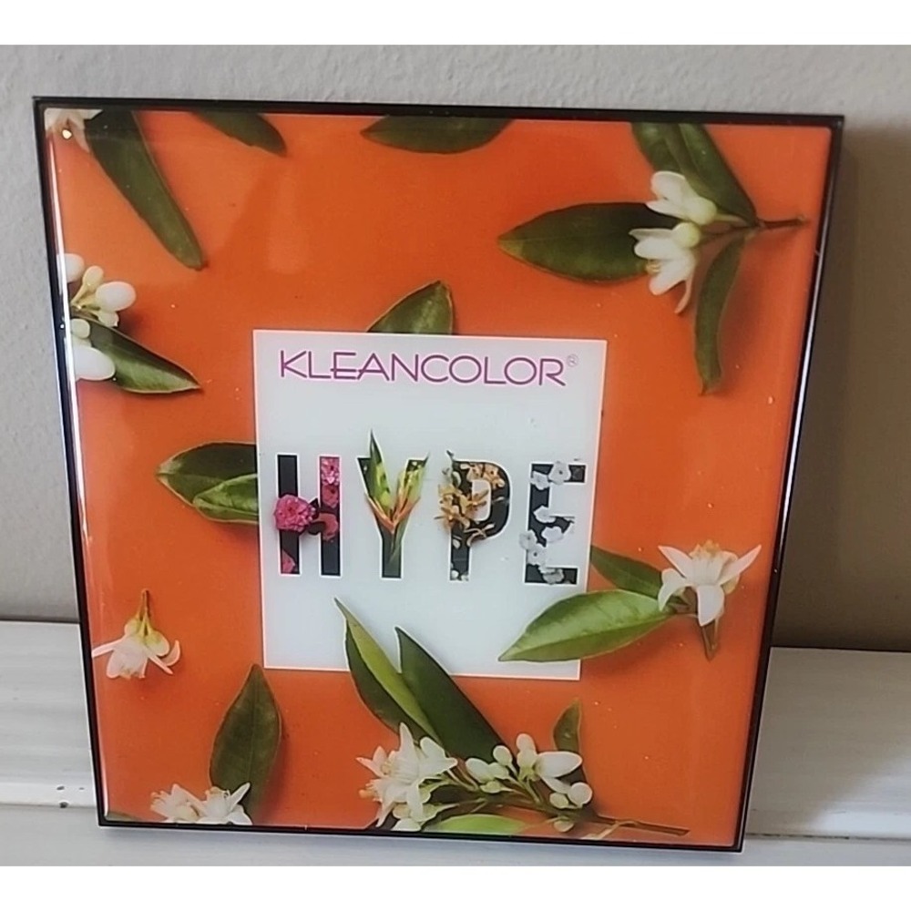 Kleancolor Hype Glow Face Palette With Mirror Sealed 9 Shades Makeup